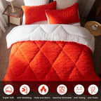 🛏️ Soft Milk Velvet Comforter Set | 2pcs/3pcs Plain All Season Bedding with Pillowcases, Machine Washable
